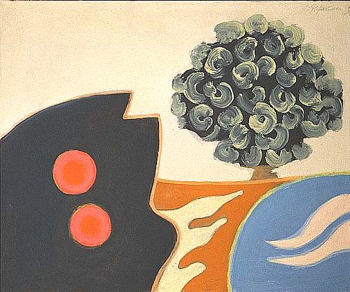 Landschaft (links 2 rote Kugeln)