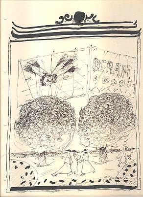 Osram 1972, Zeichnung von Peter Janssen