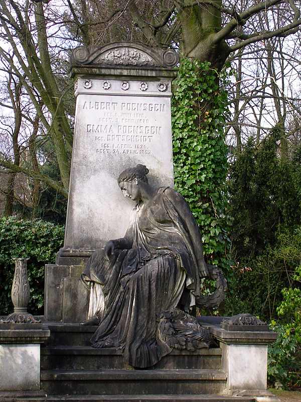 Grabmal der Familie Poensgen auf dem Dsseldorfer Nordfriedhof