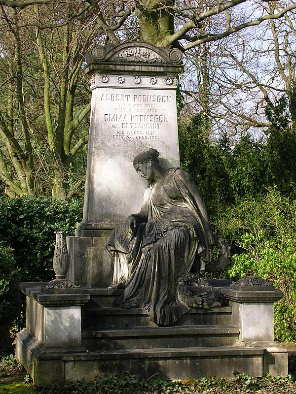 Grabmal der Familie Poensgen auf dem Dsseldorfer Nordfriedhof