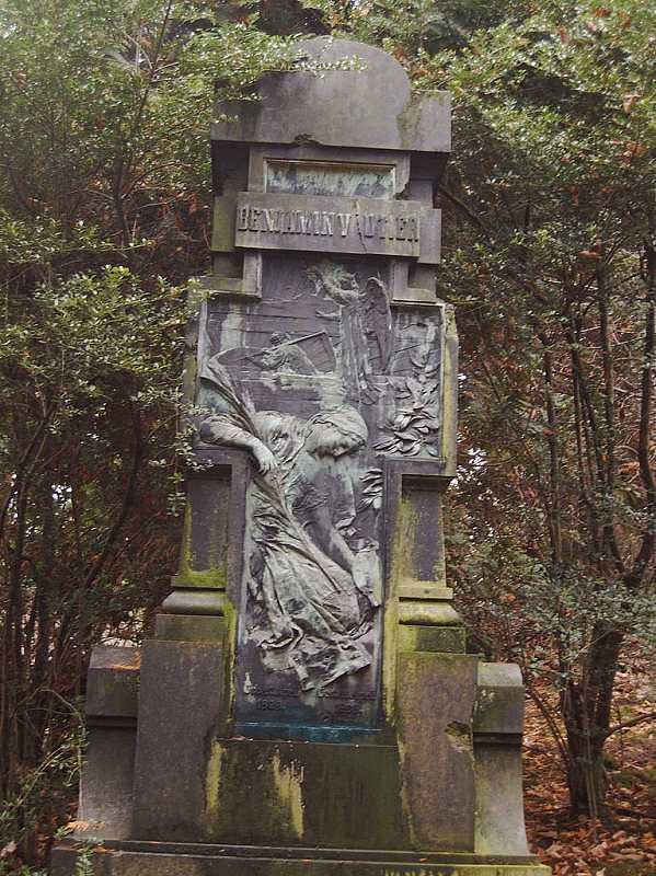 Grabmal Benjamin Vautier auf dem Düsseldorfer Nordfriedhof