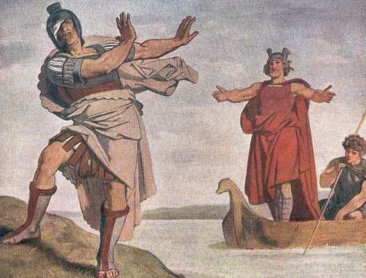 Flavus verweigert Arminius die Gefolgschaft