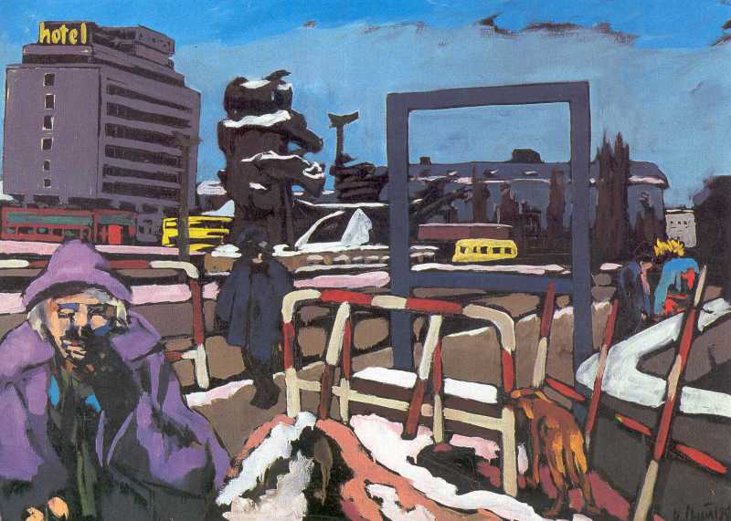 Straenszene um Ecbatana 1985