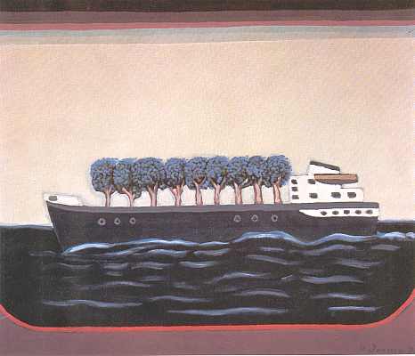 Transport der B�ume 1970