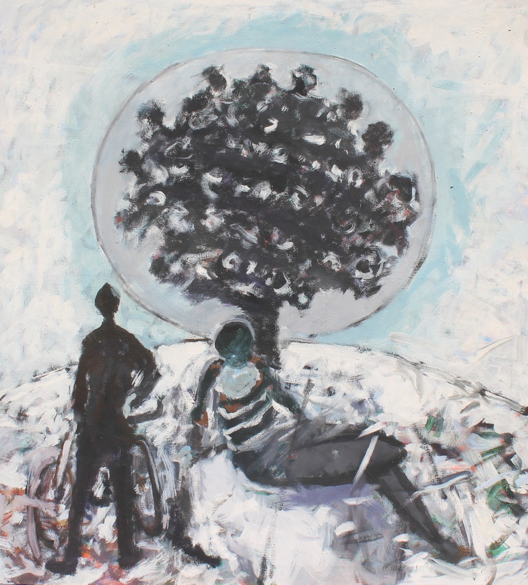 Landschaft mit 2 Figuren